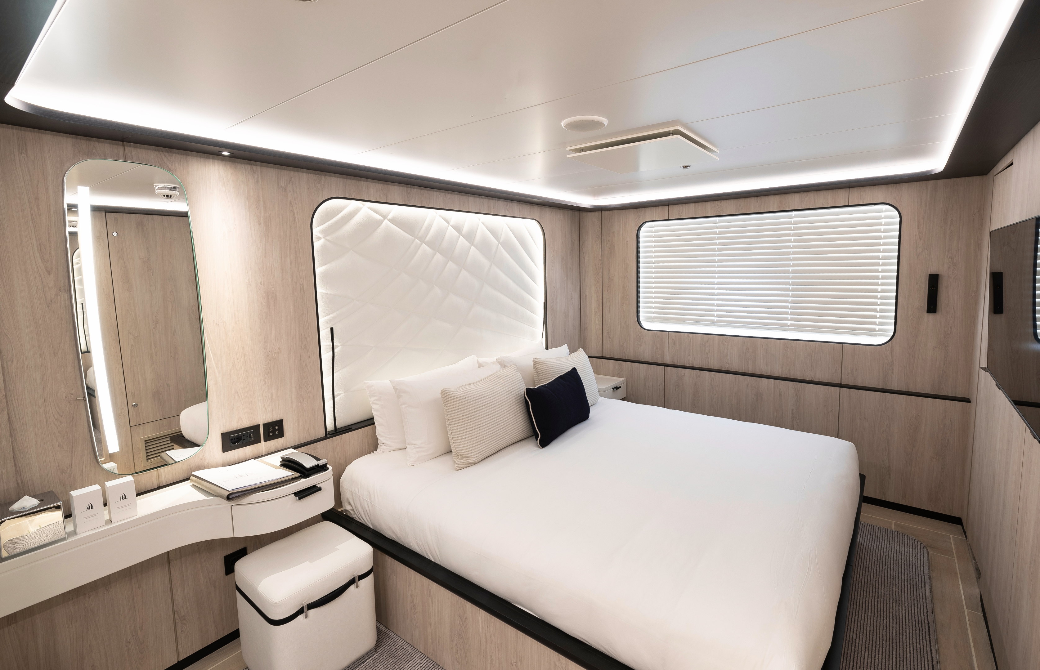 Upper decks balcony stateroom
